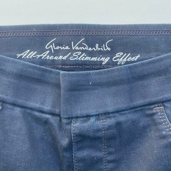 GLORIA VANDERBILT, SIZE 6, BLUE, SLIMMING EFFECT JEGGINGS - Picture 4 of 4